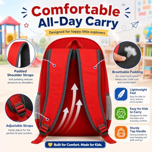 Image of Noteprime Lovely Kids Backpack - Fun & Colorful Design for School, Travel, and Play | Durable & Comfortable | Perfect for Boys and Girls