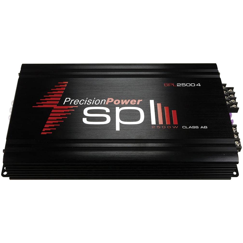 Amazon.co.jp: Power Acoustik Saberシリーズ SB4.2500D、2500ワット最大フルレンジ4チャンネルカーステレオ アンプ、4Ch高音域音声オーディオアンプ。 : 車＆バイク Precision Power 2500W 4 チャンネル アンプ - 2500W 4チャンネル Class A/B サブウーファー アンプ