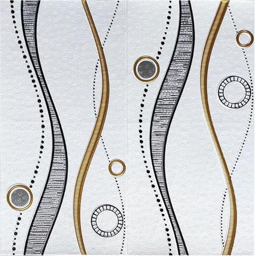 Image of Barebeauty 3D Wall Panel Wallpaper, Self Adhesive PE Foam Brick Sticker, Waterproof Wall Covering for Home Decor, 70 x 70 cm (Pack of 1, 5.27 Sq. Ft. Approx)