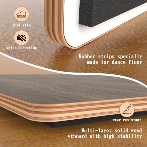 LEARNIBEE Tap Dance Floor,Tap Board for Tap Dancing,Portable Dance Floor,Cushioned Tap Board,46.4 * 29.5inch Large Size by LEARNIBEE - Image 4