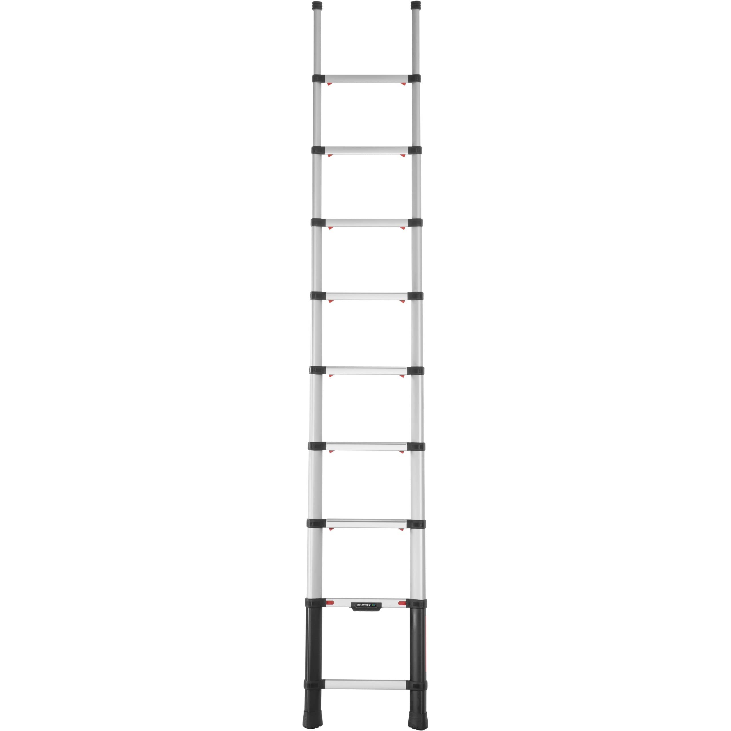 Échelle télescopique 3 m de TELESTEPS I Made in Sweden I Prime Line I Échelle de qualité compacte au Design Premium breveté I Montant Triangulaire I Certification en 131 I 72230-581