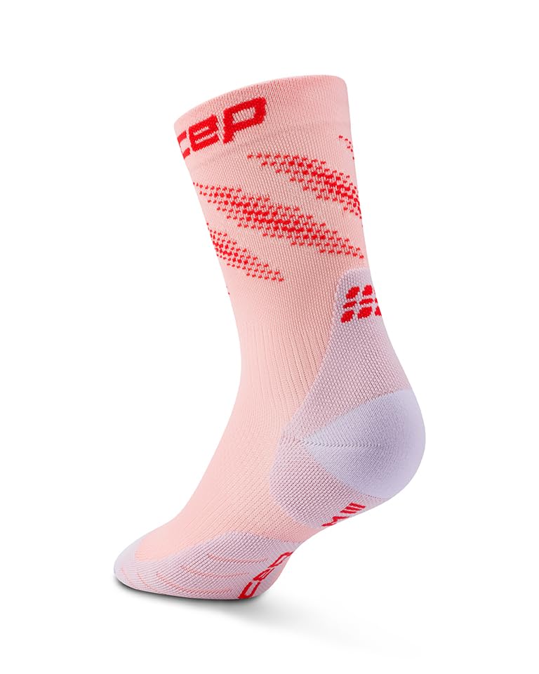 CEP RUN EDT ELLIPTIC MID CUT LAUFSOCKEN DAMEN – Atmungsaktive Kompressionssocken Damen für Training & Lauf – Leistungsstarke leichte Laufsocken