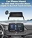 AbeeyGeomarn Car Phone Holder for Chevrolet Blazer 2023 2024 2025 2026 Accessories 10.2 Inch Touch Screen Fixed Clip 15W Fast Wireless Charger Cell Phone Mount with Dashboard Storage Tray