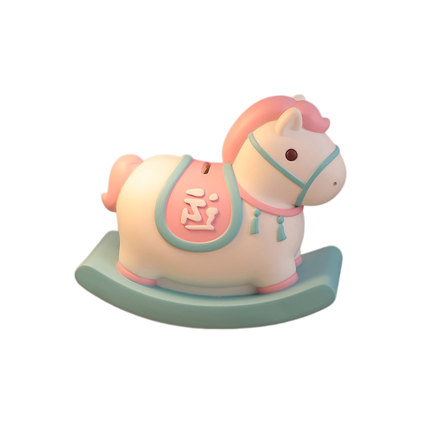 Rocking Horse Money Savings Box Home Tabletop Present Rocking Horse Coin Jar Unbreakable Piggy Creative Birthday Party Favor