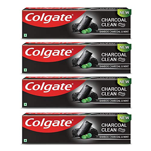 Image of Colgate Charcoal Clean Toothpaste - 120 g (Pack of 4)