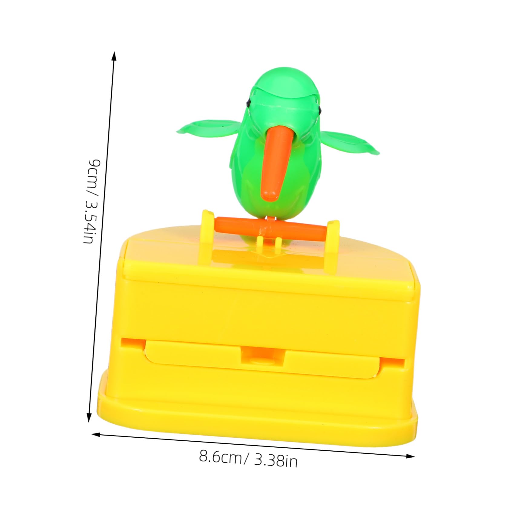 Cabilock Boîte à Cure-dents Automatique Distributeur de Cure-dents Poussoir en Plastique D'oiseau Lot de 2 Pièces Décoratif pour Maison et Pique-niques en Extérieur