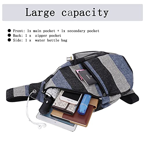 Hua Angel Sling Backpack - Unisex Crossbody Chest Bag Daypack Casual Shoulder Backpack For Travel Outdoor Hiking Cycling #TOP3