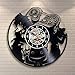 Produktbild CNLSZM 3D Clock Wanduhr Aus Vinyl Schallplattenuhr Upcycling Design Uhr Wand Deko -Anime-Spiele Vintage Familien Zimmer Dekoration Kunst 30cm-mit LED-Licht