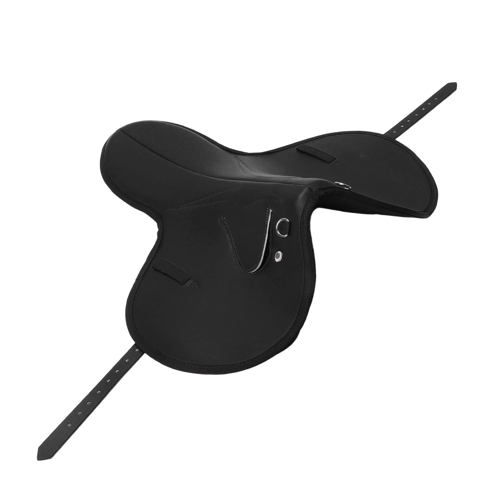 Tangxi Alfombrilla Protectora Cómoda para Montar a Caballo, Antideslizante, Almohadilla para Silla de Montar, Absorción de Golpes, Color Negro
