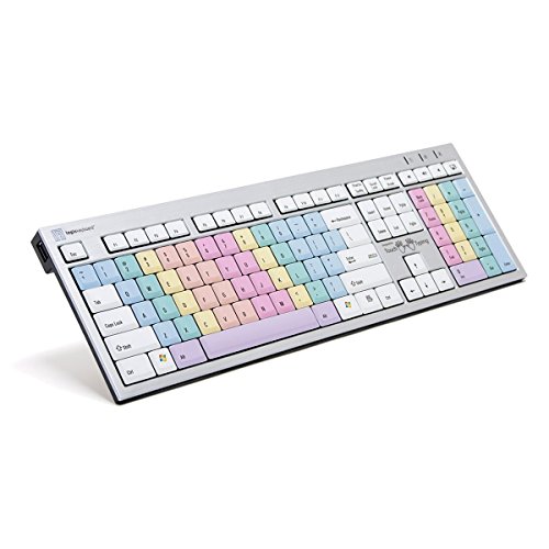 Logickeyboard Touch Typing Slim Line PC Keyboard | Training...