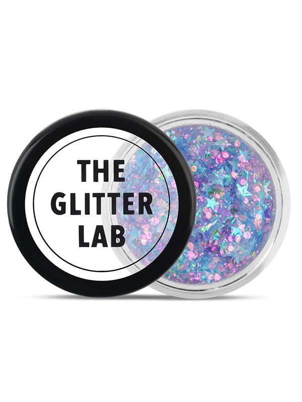 The Glitter Lab Jel Formlu Parlak - Blue Stars