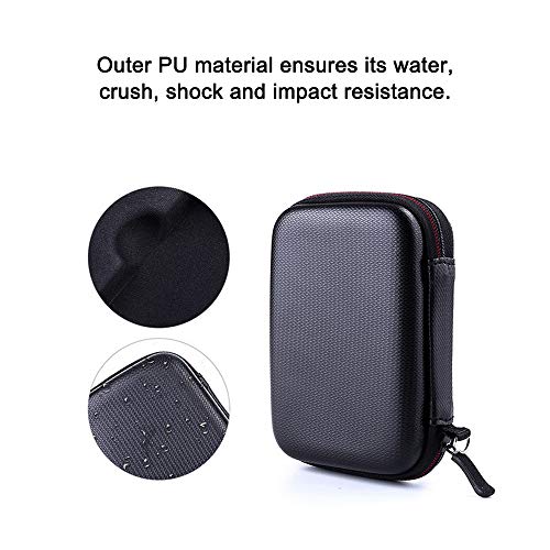 Docooler Disco rígido Bolsa de transporte Bolsa de transporte EVA Estojo rígido resistente a impacto