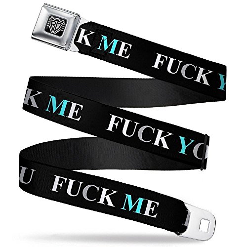 Cinturón de seguridad Buckle Down unisex ajustable de 61 a 96 cm en diseño multicolor