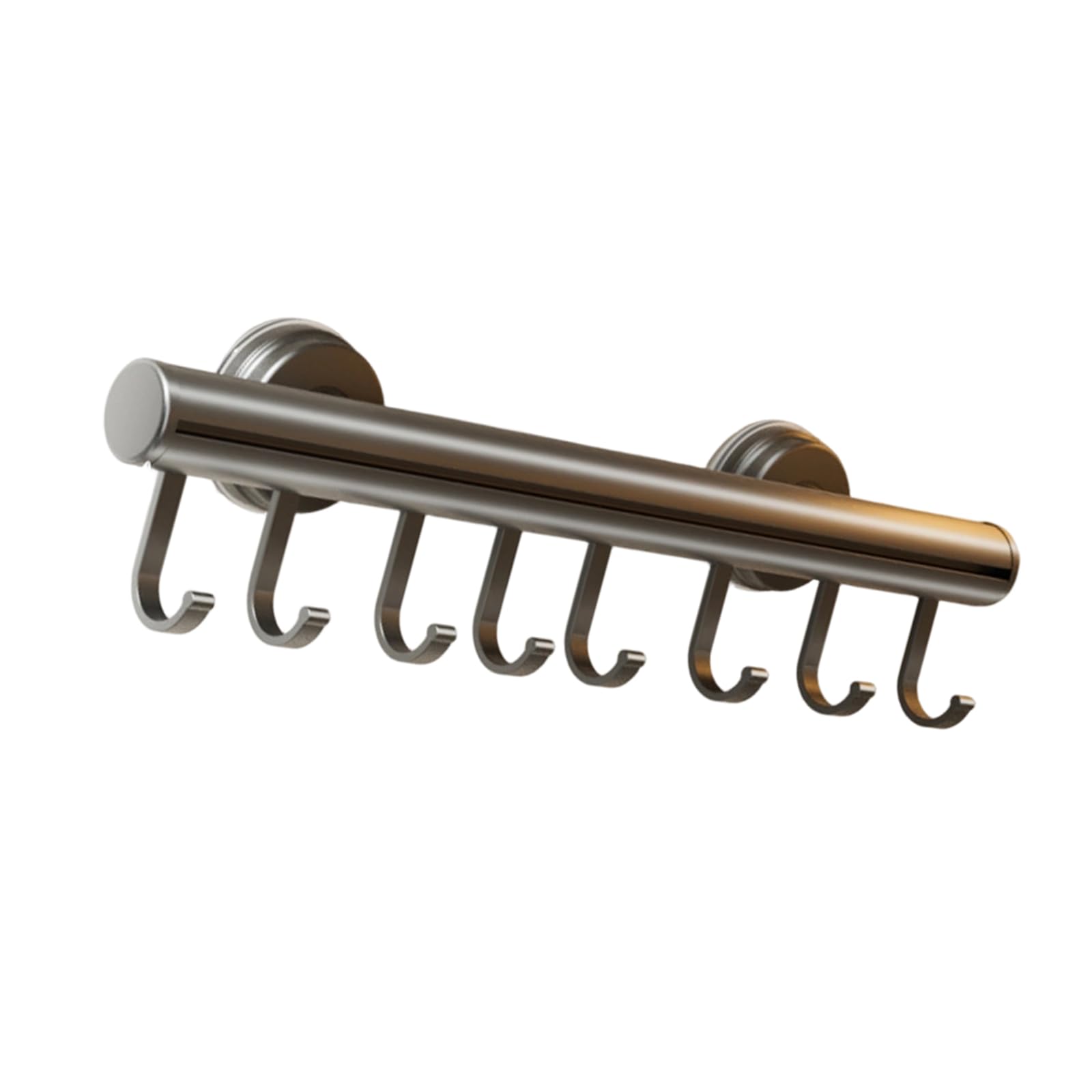 Sturdy Space Aluminum ABS Suction Cup Mounted Hanger for Pull Out Clothes Storage Organizers in Wardrobes Drillless Clothes Hanger