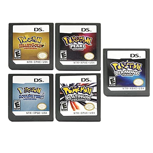 Pokemon Heart Gold , Soul Silver , Platinum, Diamond Pearl Version Game Cartridges Game Card for NDS 3DS DSI DS (Pearl Version)