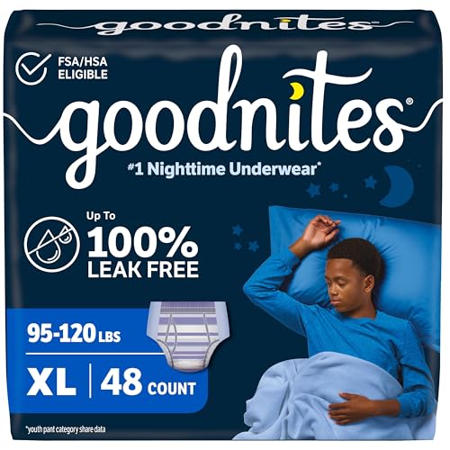 Goodnites Nighttime Bedwetting Underwear, Extra Large