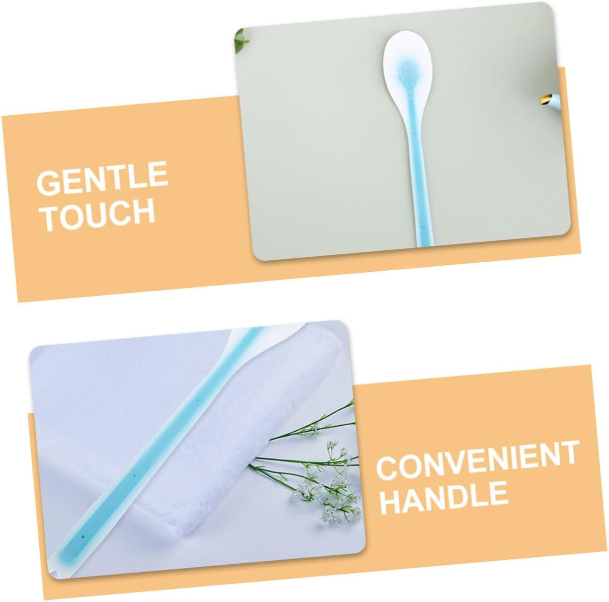 NOLITOY 2pcs Back Lotion Applicator Multifunctional Tool for Even Cream and Lotion Application for Self Tanning and Medication Compact and Easy to Clean