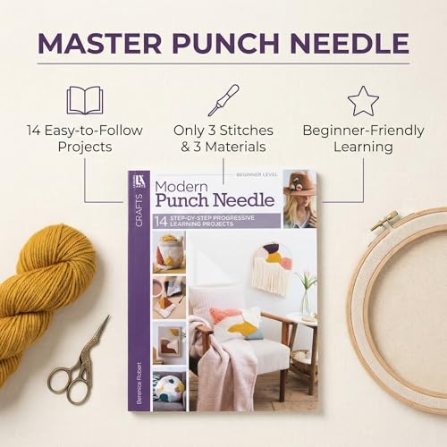 Image of Leisure Arts Modern Punch Needle Bk, None