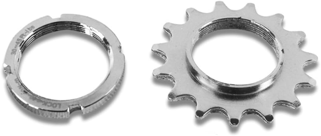 Fixed Gear Freewheel Cog Lockring Set for Fixie Track Bike