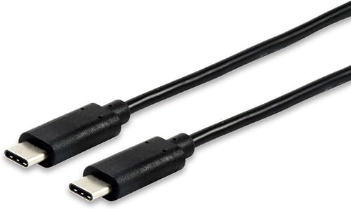 Equip 12834207 Male To Male Type-C to C USB 3.2 Gen1 Cable, Black 1 Meter Length