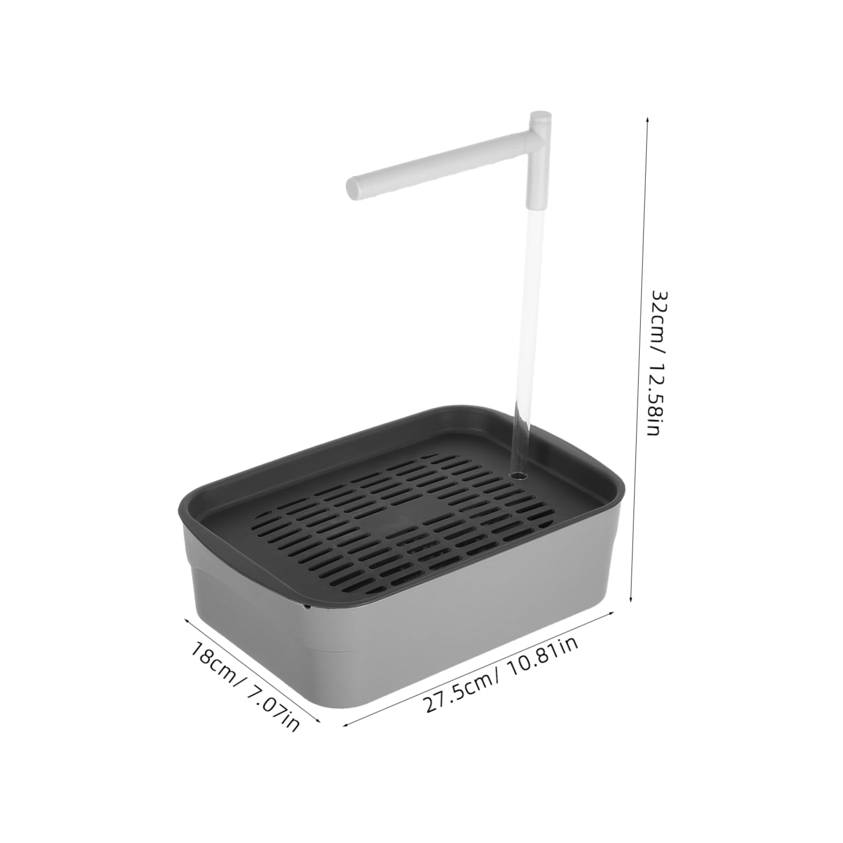 BESPORTBLE Shower Tub for Parrots Automatic Water Circulating Bathtub for Cage Accessories for Parakeets Lovebirds and Cockatiels Safe and Comfortable Design