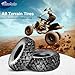 MaxAuto Set of 4 UTV ATV Tires 25x8-12 Front & 25X10-12 Rear Tire, 6PR Tubeless, Four Wheeler Tires All Terrain Tire 25x8x12 Sport Mud-tires 25x10x12 Off Road tire, 4 pack