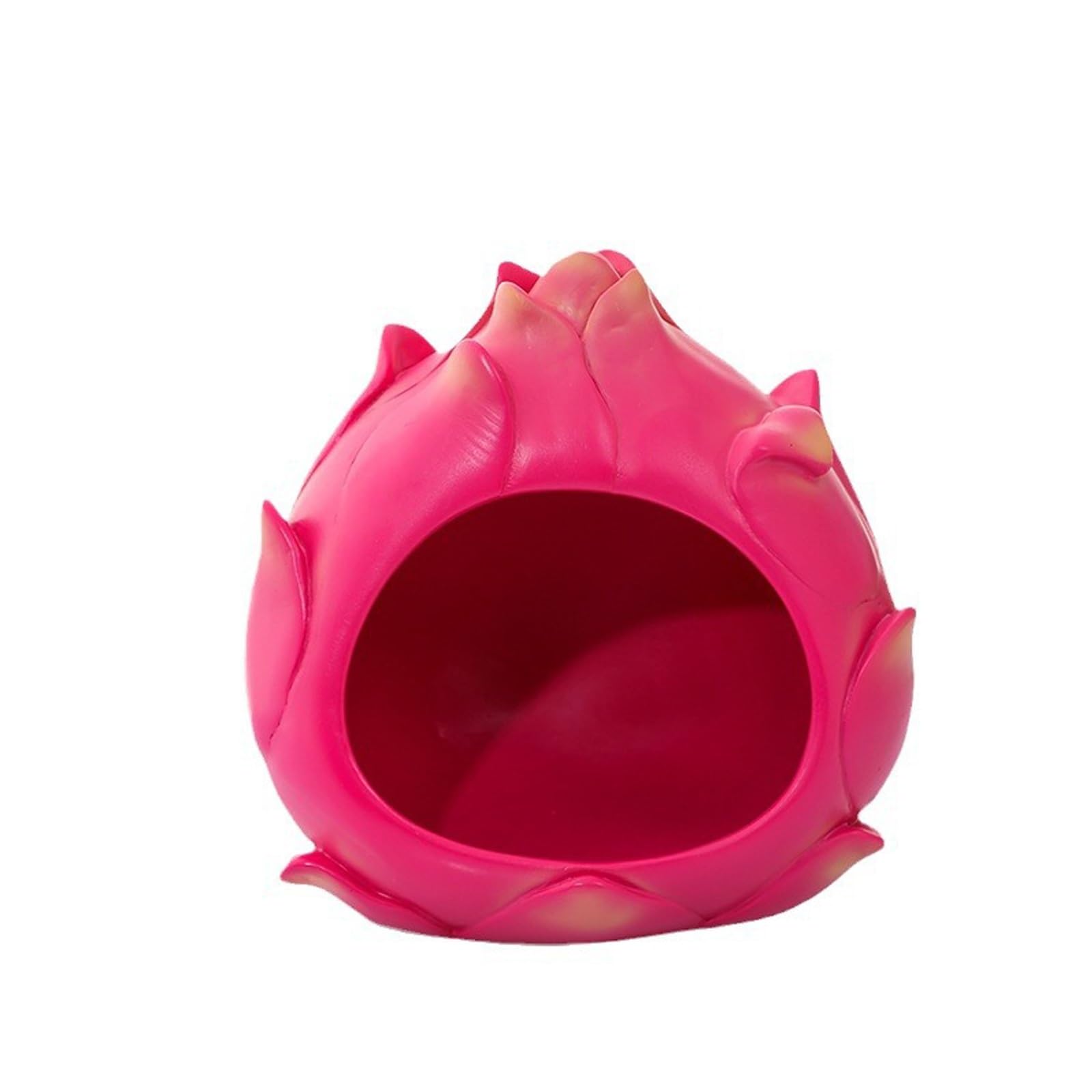 Dragon Fruit Statue, Dragon Fruit Storage Tray, Dragon Fruit Shaped Keys Jewelry Sundry Tray, Dragon Fruit Resin Entryway Ornament, Creative Key Holder Candy Dish, for Tabletop Cabinet