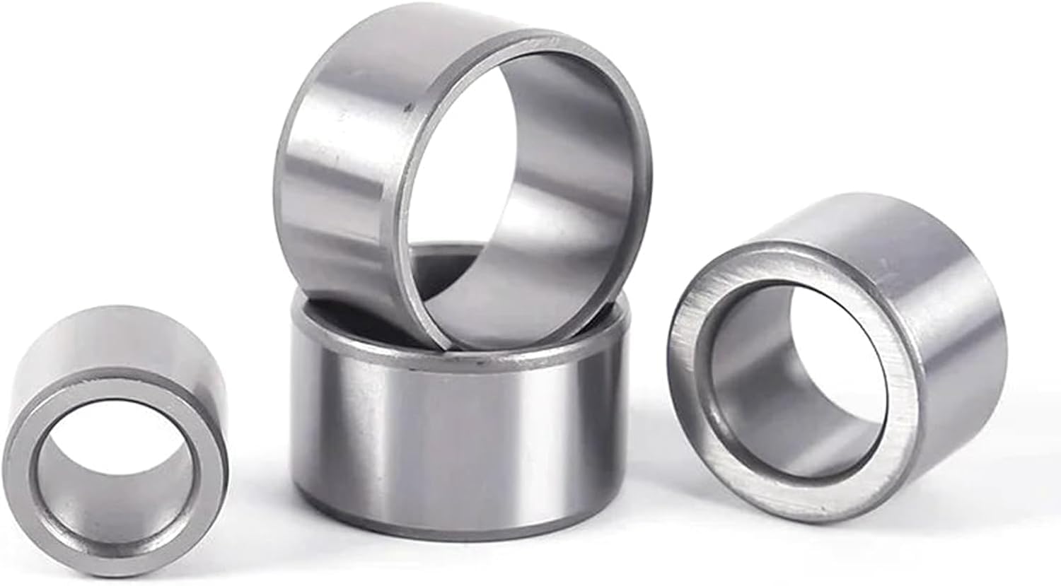 Rodamientos de manga acero, 2 uds., buje, diámetro interior del eje 50 52 55mm, exterior 55-70mm | 55x66x25mm
