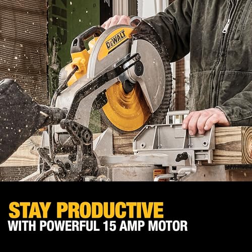 Compound Miter Saw with Laser Guide