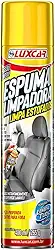 Limpa Estofados – Espuma Limpadora em Spray 400 ml Luxcar | Limpeza Profunda, Remove Manchas e Odores | Para bancos, carpetes, teto e sofás