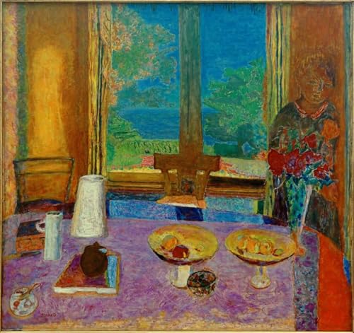 Peinture Poster Impression Tableaux Jardin de Pierre Bonnard Décoration Murale Salle à Manger