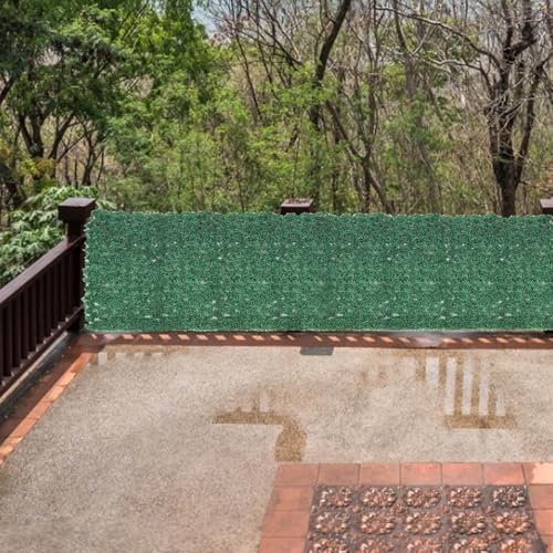 Hiedra artificial premium de 0,5x2m para diseño de pared y terraza 4