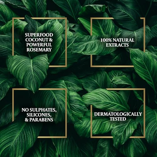 Parachute Advansed Rosemary Enriched Coconut Hair Oil| For 2x Longer & Thicker Hair| Reduces Hairfall & Strengthens Hair| All Hair Types|No Parabens & Silicones| 10.1 Fl.oz.