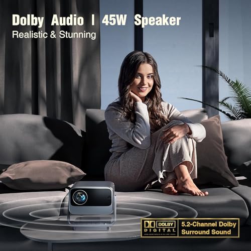 Portable Smart Projector 4K Support