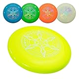 frisbee sportunterricht ✔️ [Peso da competizione] 175 g è il peso di regolazione per i migliori giochi di frisbee, che consente lanci più lunghi e precisi e migliori prestazioni del vento laterale. Coerenza garantita per il match play. I giocatori di Ultimate hanno scoperto che 175 g sono un peso perfetto.