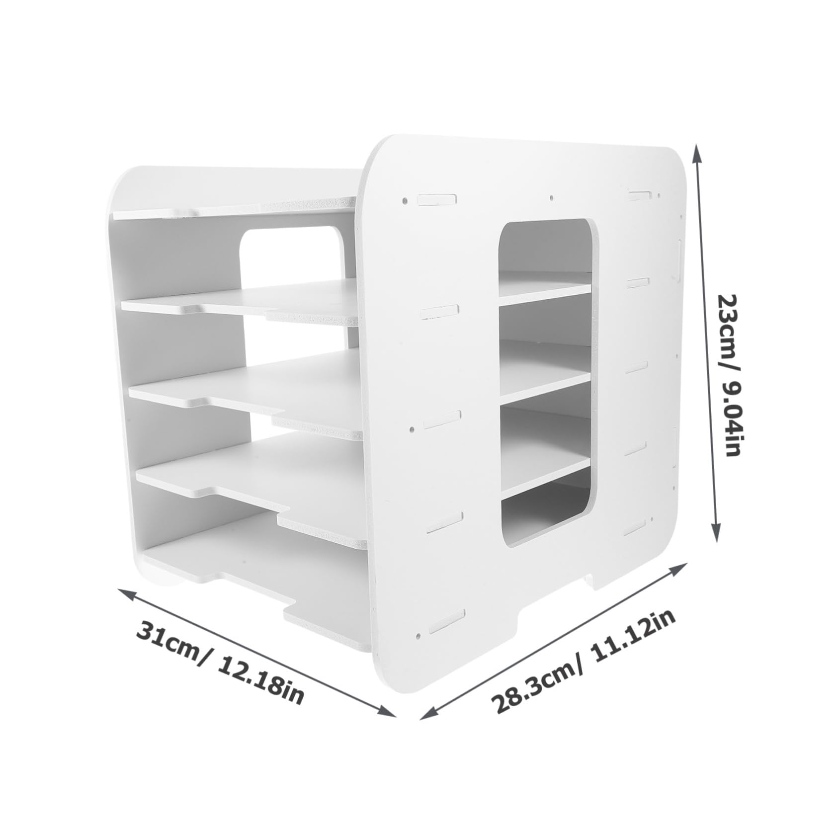 NUOBESTY Portadocumenti in -plastica Organizer Per Documenti Scrivania Espositore Resistente e Per Ufficio e Studio