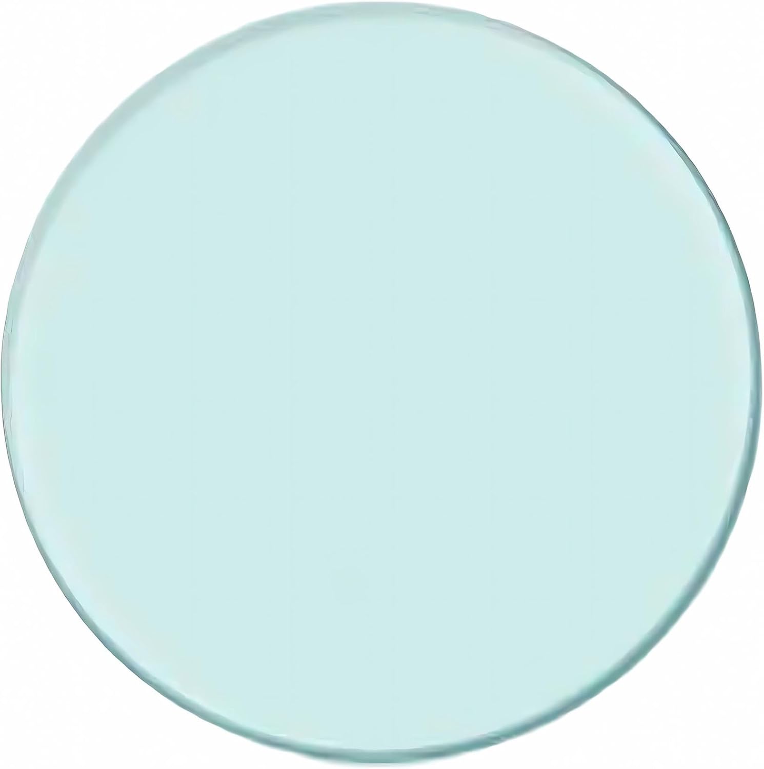 40" Round 1/4" Thick Clear Glass Table Top with Polished Edge, Replacement Glass Table Top for Dining Tables, end Tables, and Outdoor Patio Table Tops(85cm)