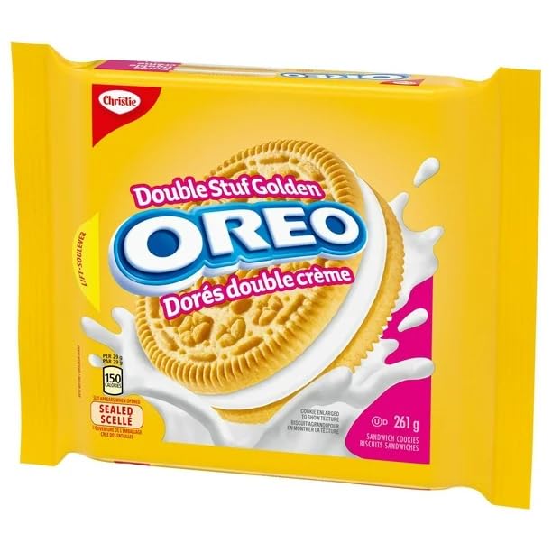 Miniatura 6 de Oreo Double Stuf Golden Sandwich Galletas, 261 g9.2 oz (paquete de 2) enviadas desde Canadá