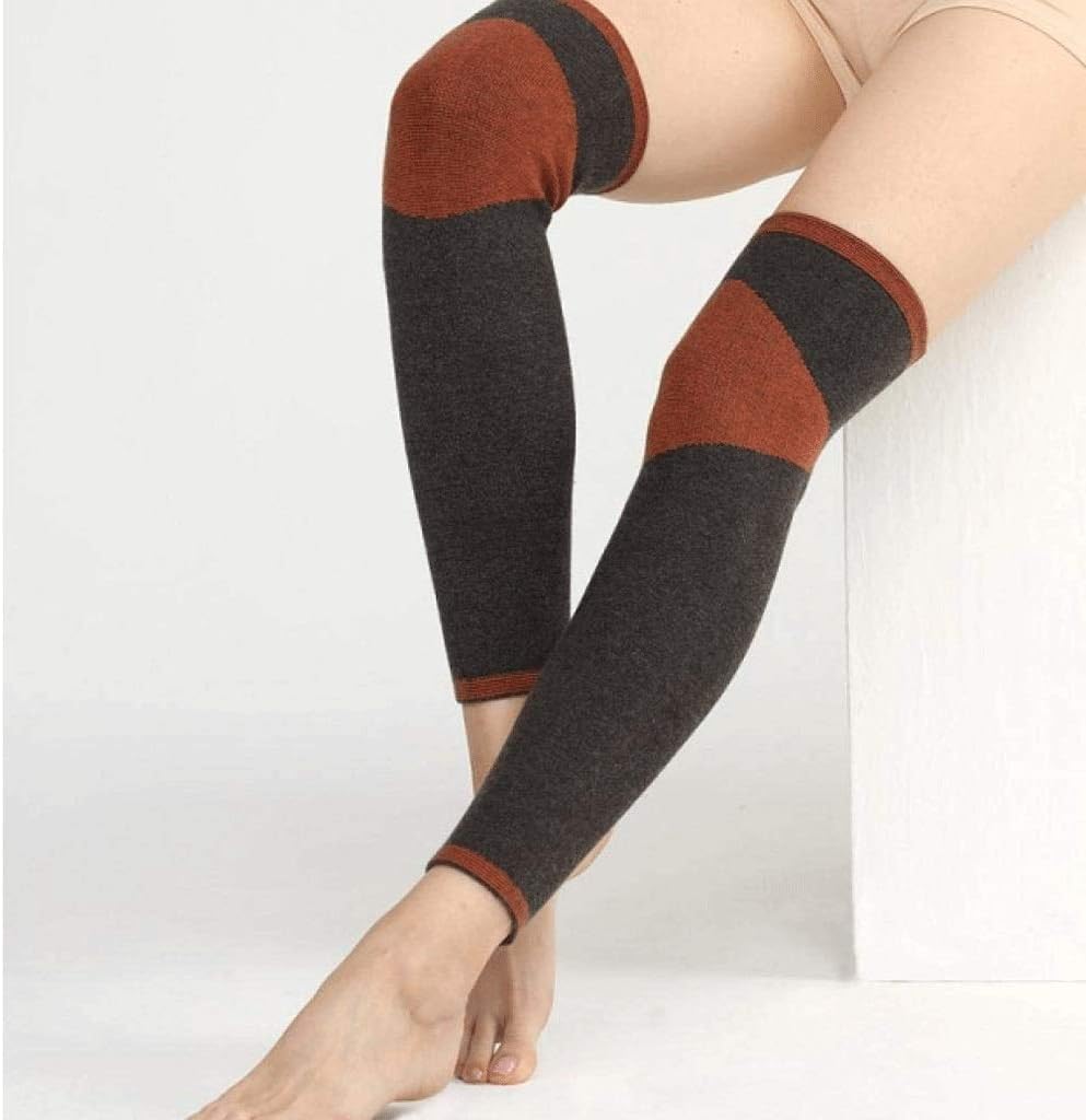 Kneepad-Cashmere Wool Knee Brace Pads Winter Warm Thermal Knee Warmers Sleeve for Women