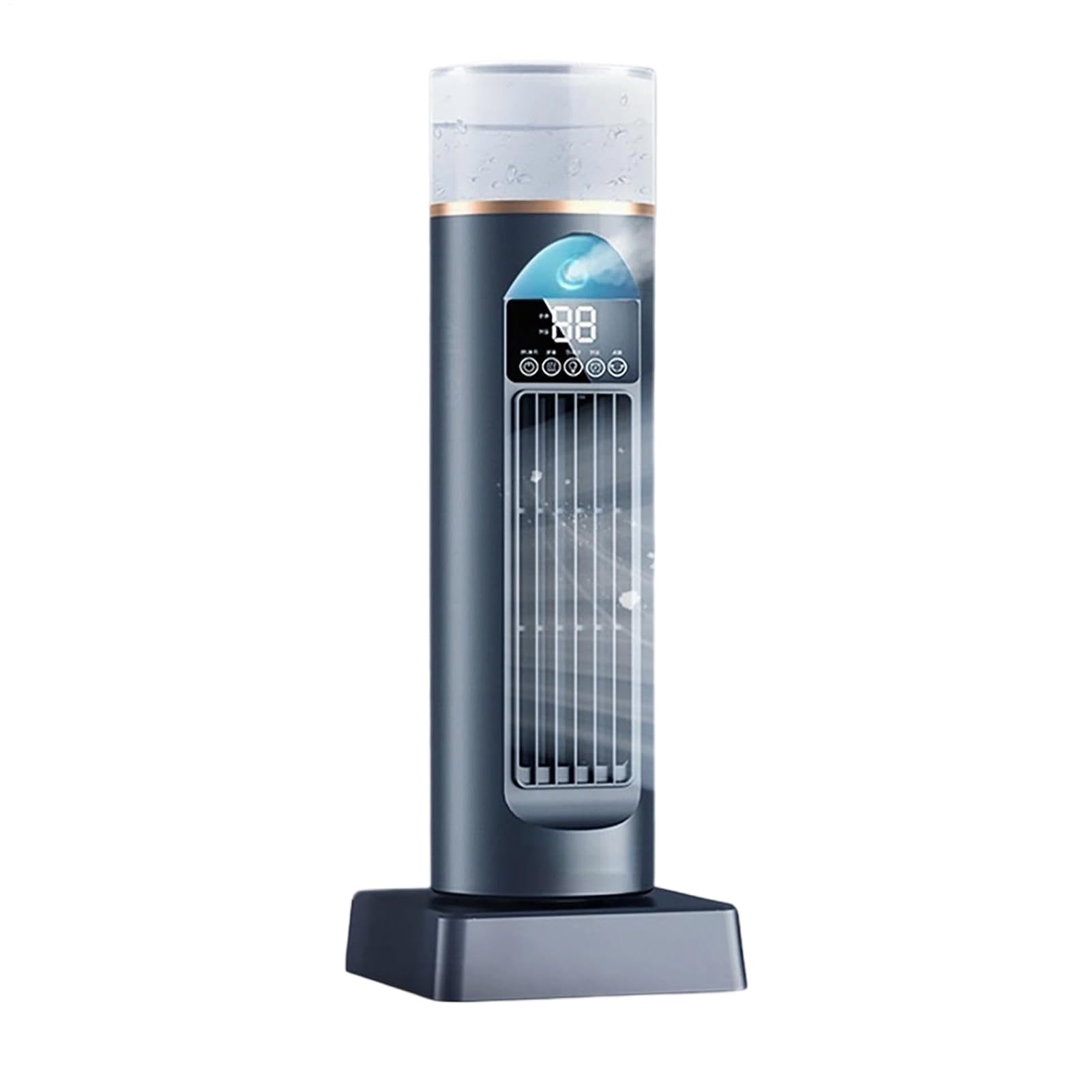 Ventilador de Torre Ventilador Inteligente Silencioso De Pie Con 6 | Ventilador Inteligente Silencioso Oscilante Para Hogar Oficina Dormitorio Exteriores