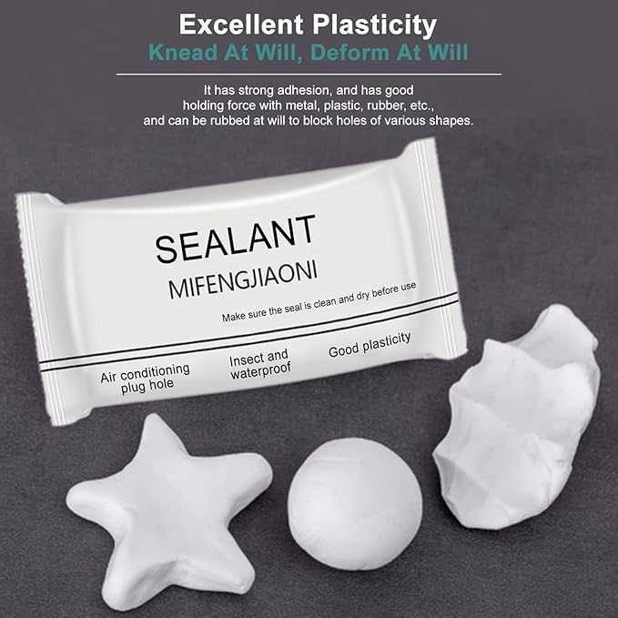 Image of Sealer Paste Waterproof, Wood Gap Sealant, Grout, White Cement Gap Filler, Sink Leakage Sealer for Walls Joints, Putty for Wall,Gap Filler for Kitchen, Bathroom, Windows, Doors, Pipe (5)