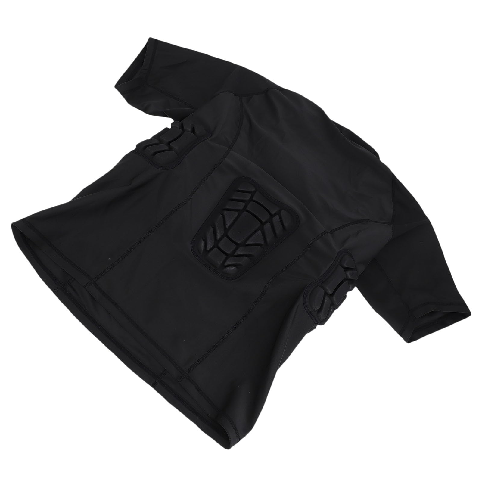 Sxhlseller Maglia da Calcio Imbottita, Maglia da Portiere con Imbottitura Protettiva in EVA e Design Traspirante a Nido d'Ape, Top a Compressione in Fibra di Poliuretano per Allenamento per Uomini