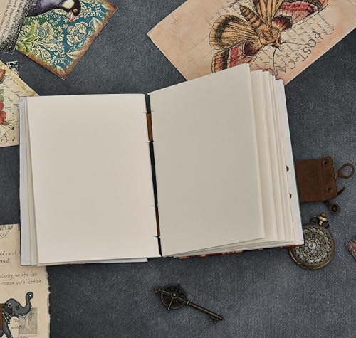 Image of Handmade Eco-Friendly Journal | ?Wild and Free? Printed Diary with Metal Lock for Notes, Writing & Sketching