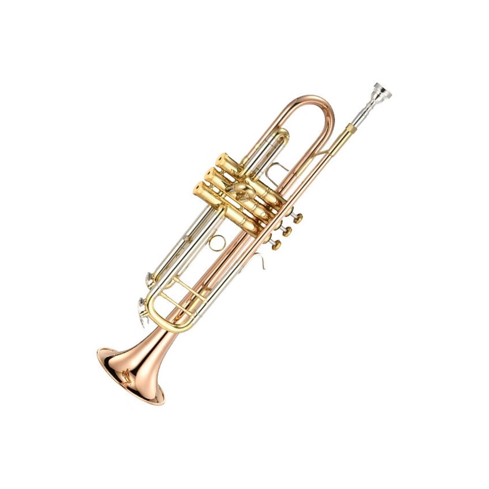 Trąbki Trąbka z klawiszami instrumentu Model TR500 profesjonalny instrument muzyczny grający na trąbce z płaskim klawiszem B