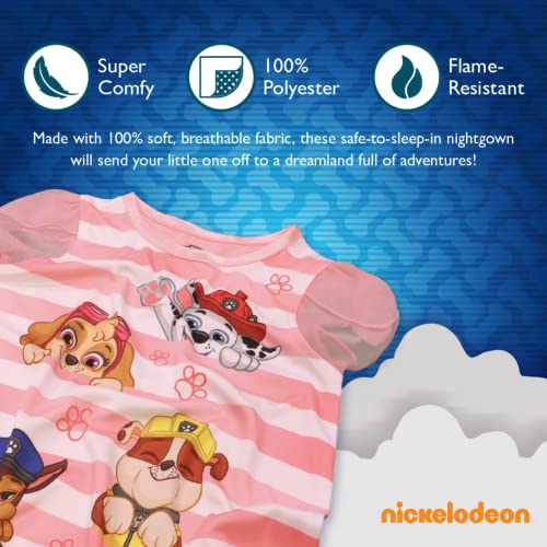 Nickelodeon Girls' Nightgown, Soft & Cute Pajamas for Kids3