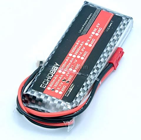 Miniatura 2 de 7.4V 2S 1500mAh 25C LiPO batería JST enchufe para RC modelo avión FPV Drone