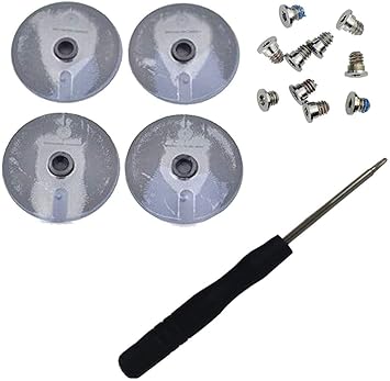 Dprui Bottom Case Rubber and Screws Set + Screwdriver for MacBook Pro Retina A1425 A1502 A1398 13 inch 15 inch