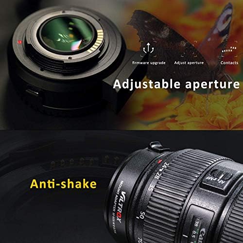 EF-EOS M2 Lens Mount Adapter Auto-Focus 0.71x Speed-Booster Compatible for Canon EF Lens and Canon EOS-M (EF-M Mount) Cameras M M2 M3 M5 M6 M10 M50 M100