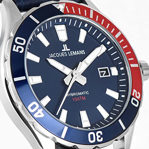 Montre Automatique Jacques Lemans Hybromatic homme, l'excellence d'un cadran masculin