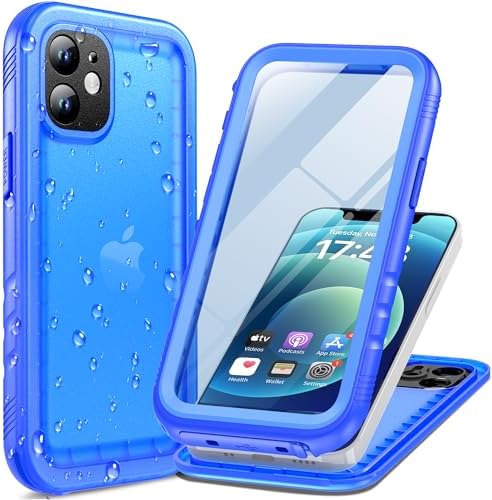 Cozycase TOP Militärschutz wasserdichte 360 Hülle Für iPhone 12 Mini | Outdoor Panzerhülle Full Armor Case, Vorne Hinten Komplett Schutz, Soßfest Staubschutz Baustelle Waterproof H